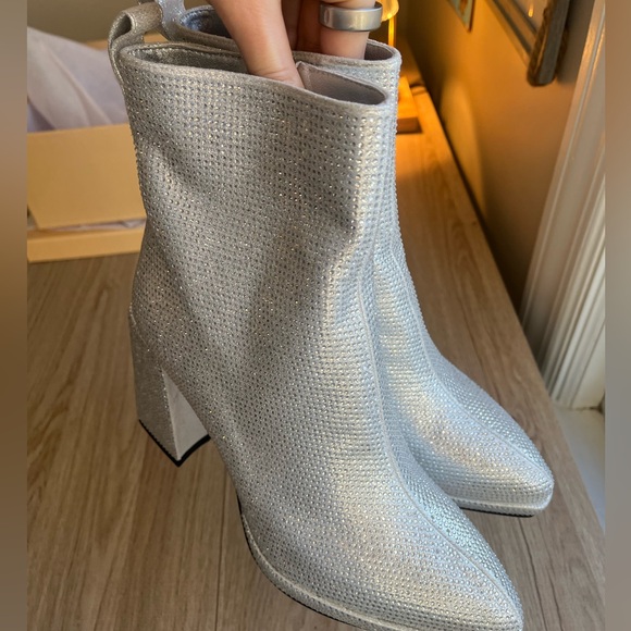 NEW Rhinestone Ankle Boots - Picture 3 of 10